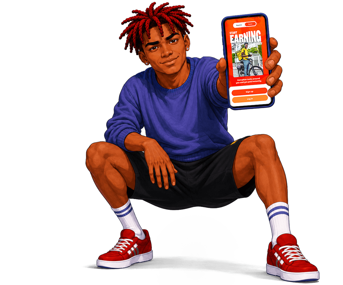 WakaMi user illustration